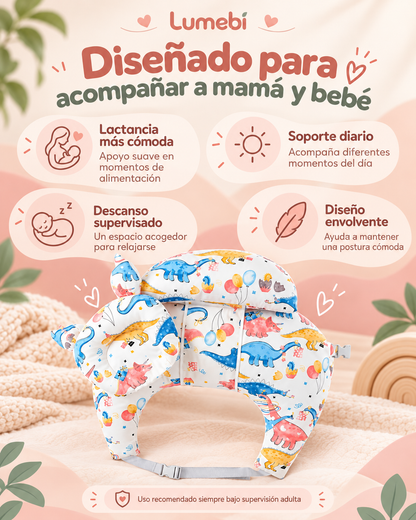 Lumebi™ Nido de Apoyo para Bebé – Comodidad para Lactancia, Descanso y Soporte