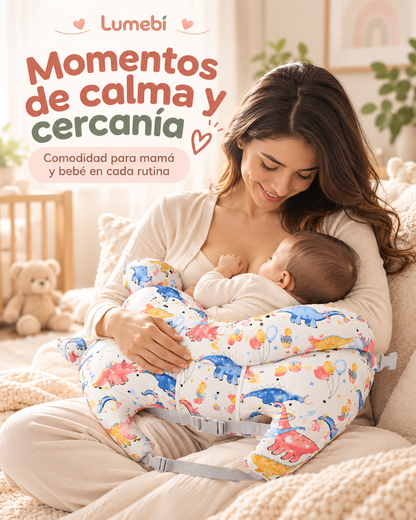 Lumebi™ Nido de Apoyo para Bebé – Comodidad para Lactancia, Descanso y Soporte