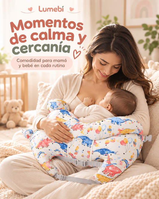 Lumebi™ Nido de Apoyo para Bebé – Comodidad para Lactancia, Descanso y Soporte